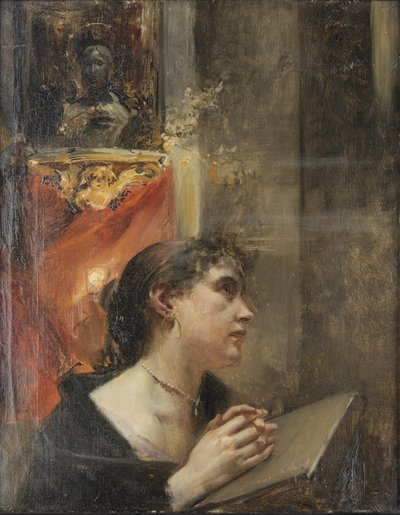 Devozione in chiesa da Eduard Veith